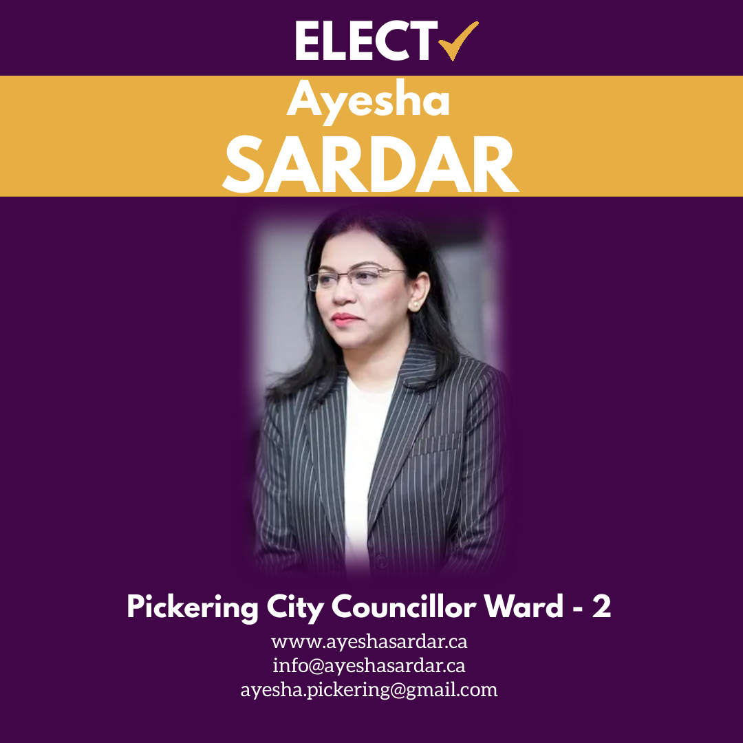 Ayesha Sardar campaign logo